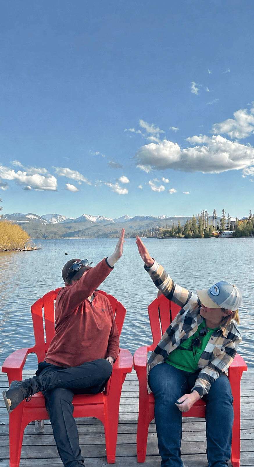 A&M Law team enjoying a Montana lake